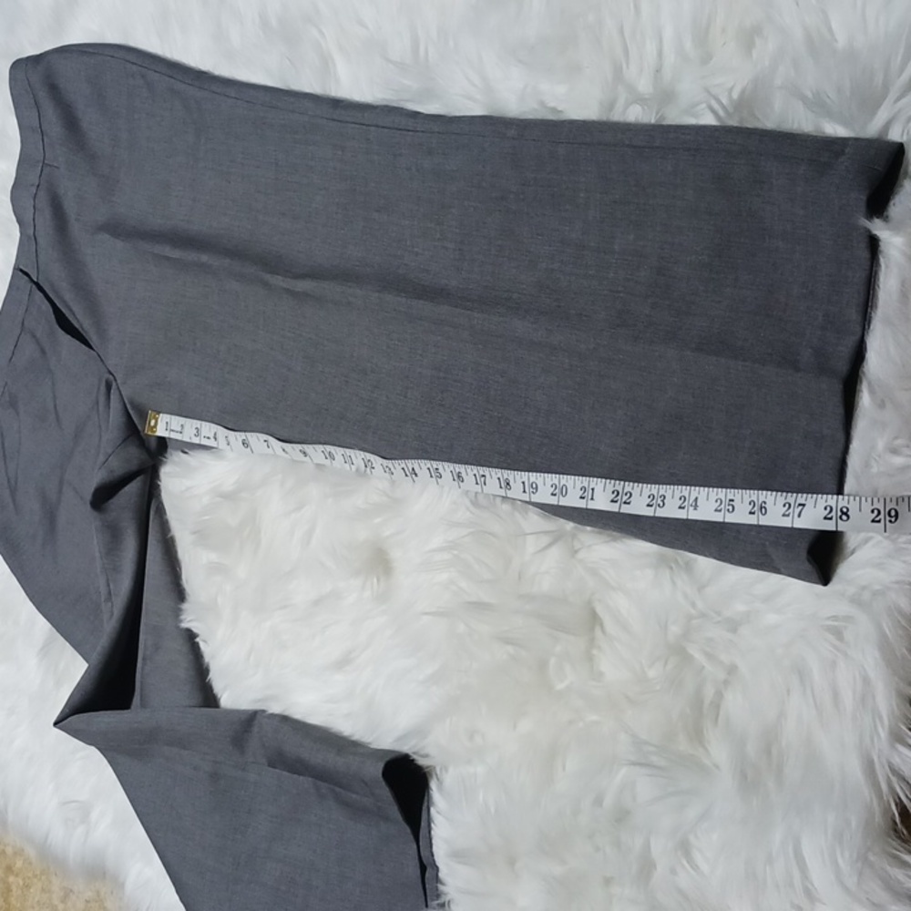 Kasper size 12 Grey career slacks/pants, lined like new - Picture 7 of 11